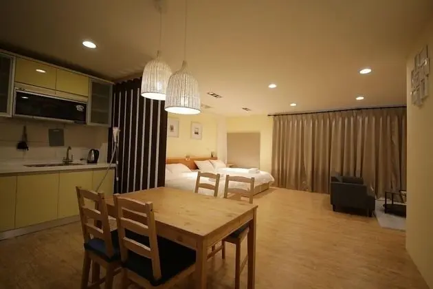 Family Dört Kişilik Oda, 2 Çift Kişilik Yatak, Mutfak, Şehir Manzaralı