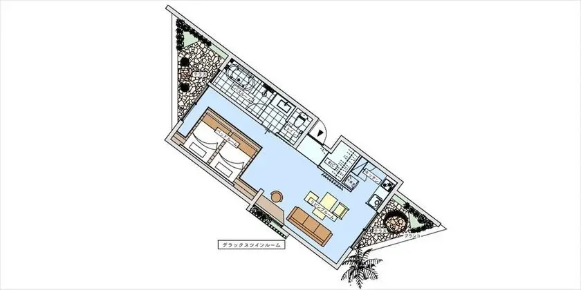 Deluxe İki Ayrı Yataklı Oda, Birden Çok Yatak