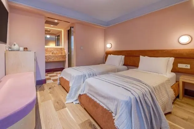 Twin Oda - Balkonlu, Bahçe Manzaralı, Non-Smoking Room