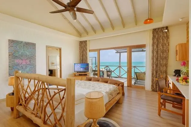 Standard Bungalov, 1 En Büyük (King) Boy Yatak, Deniz Manzaralı, Deniz Üstü