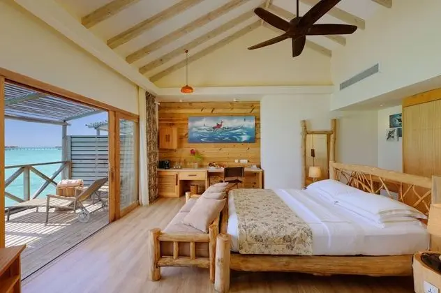 Standard Bungalov, 1 En Büyük (King) Boy Yatak, Deniz Manzaralı, Deniz Üstü