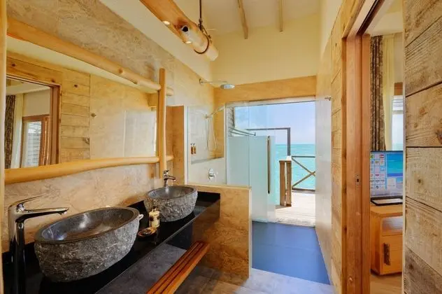 Standard Bungalov, 1 En Büyük (King) Boy Yatak, Deniz Manzaralı, Deniz Üstü