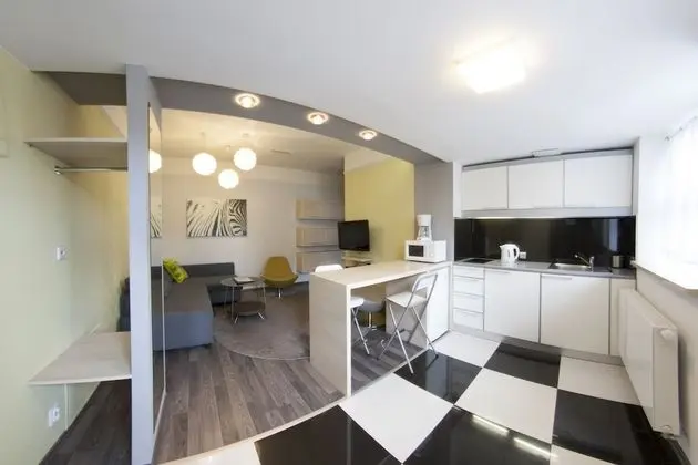 Classic Apart Daire, 1 Yatak Odası (for 4 people, Łobzowska Street)