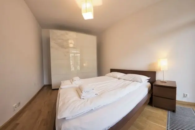 Deluxe Apart Daire, 1 Yatak Odası, Balkon (for 4 people, Łobzowska Street)