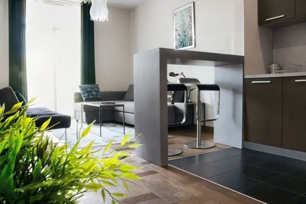 Deluxe Apart Daire, 1 Yatak Odası, Balkon (for 4 people, Łobzowska Street)