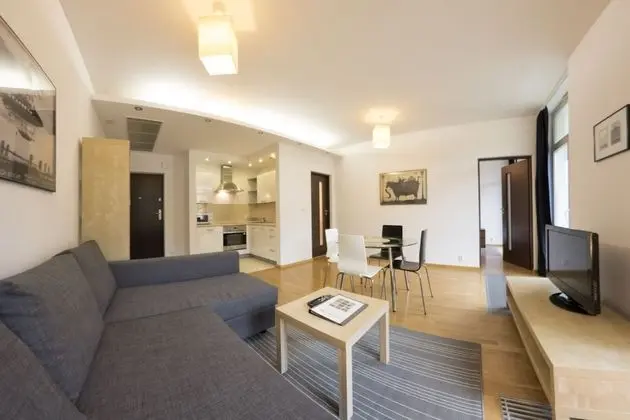 Deluxe Apart Daire, 1 Yatak Odası, Balkon (for 4 people, Łobzowska Street)