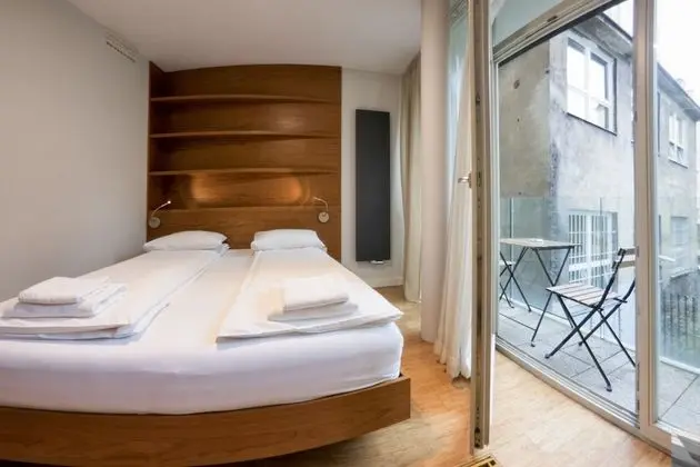 Deluxe Apart Daire, 2 Yatak Odası, Balkon (for 6 people, Łobzowska Street)