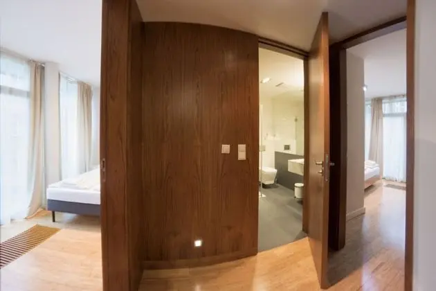 Deluxe Apart Daire, 2 Yatak Odası, Balkon (for 6 people, Łobzowska Street)