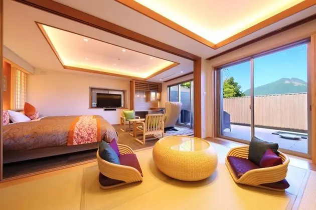 Superior Villa, 2 Yatak Odası, Sigara İçilmez (STD,OpenAirBath,Jacuzzi,C,Hanayoshi)