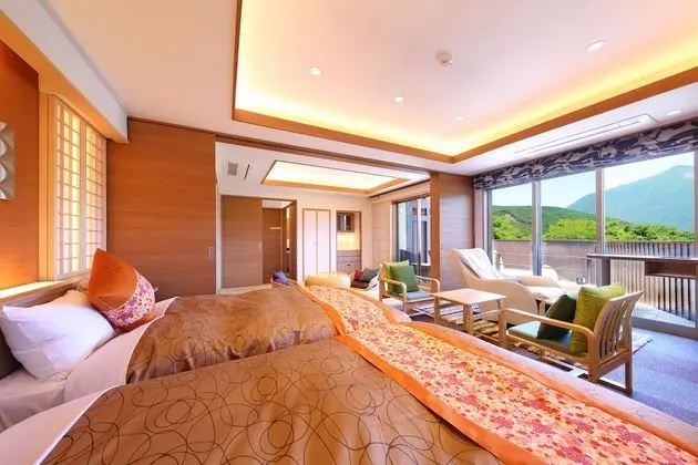 Superior Villa, 2 Yatak Odası, Sigara İçilmez (STD,OpenAirBath,Jacuzzi,C,Hanayoshi)