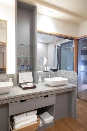 Süit, Özel Banyo, Köşe (Open-air Bath, Ocean View)