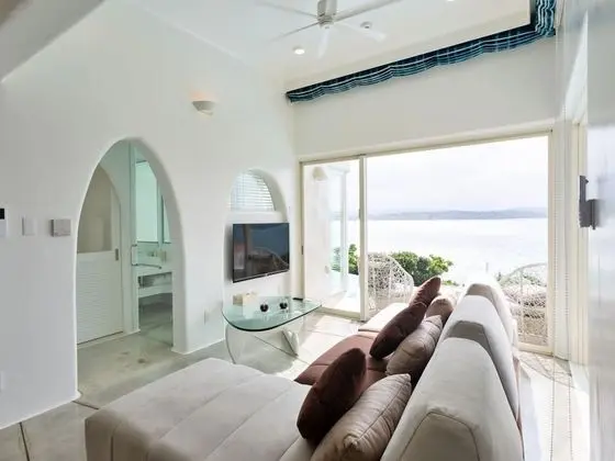 Deluxe Villa, 1 Yatak Odası, Sigara İçilmez, Okyanus Manzaralı (C, Private Open-air Bath)