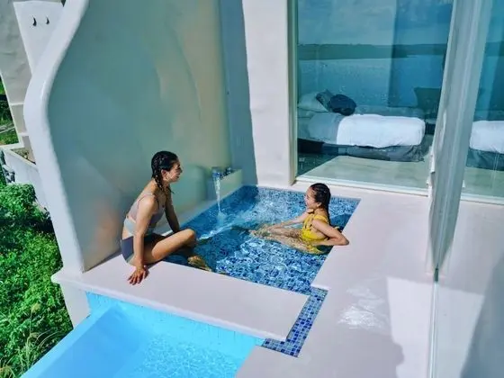 Deluxe Villa, 1 Yatak Odası, Sigara İçilmez, Okyanus Manzaralı (C, Private Open-air Bath)