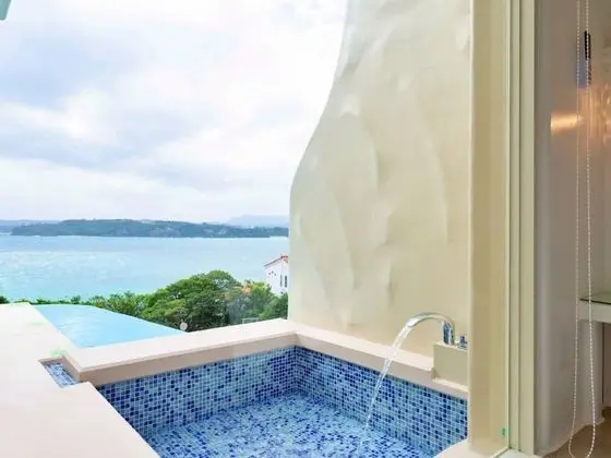 Deluxe Villa, 1 Yatak Odası, Sigara İçilmez, Okyanus Manzaralı (C, Private Open-air Bath)