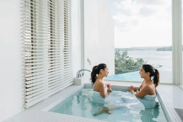 Deluxe Villa, 1 Yatak Odası, Sigara İçilmez, Okyanus Manzaralı (C, Private Open-air Bath)