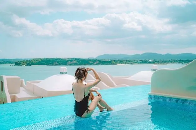 Deluxe Villa, 2 Yatak Odası, Kişiye Özel Havuzlu, Okyanus Manzaralı