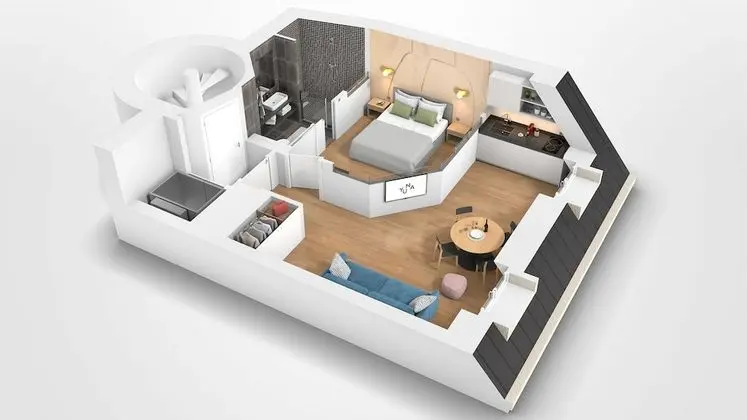 Apart Daire, 1 Yatak Odası, Şehir Manzaralı