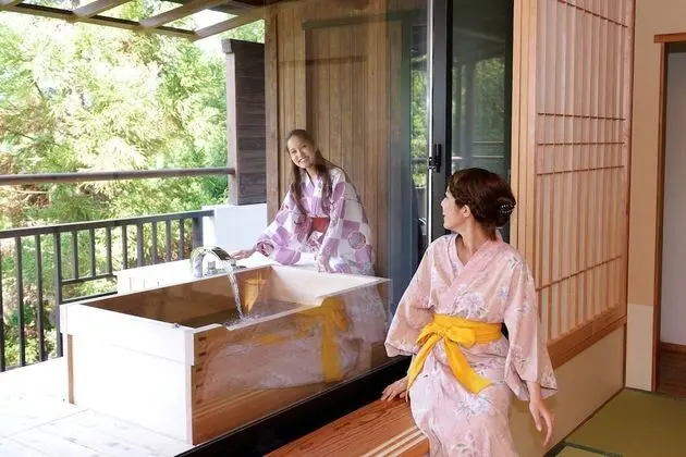 Deluxe Oda, Sigara İçilebilir (Open Air Bath, Half Board)
