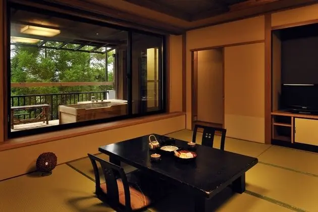 Deluxe Oda, Sigara İçilebilir (Open Air Bath, Half Board)