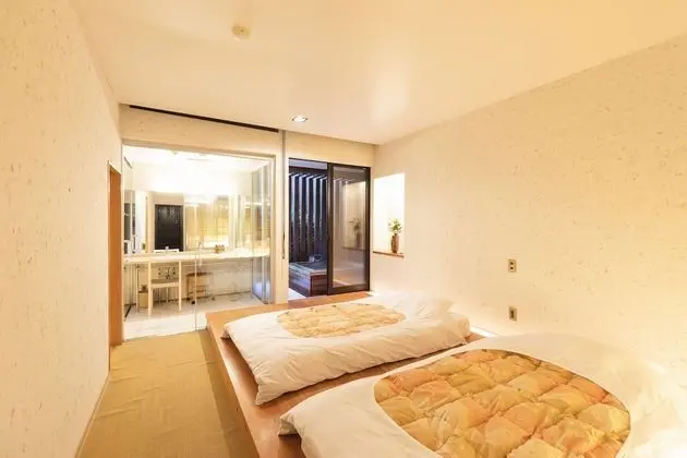 Deluxe Oda, Sigara İçilmez (Tatami Area and Open-Air Bath (Toki))