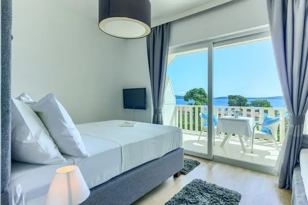 Deluxe Tek Büyük veya İki Ayrı Yataklı Oda, Teras, Deniz Manzaralı