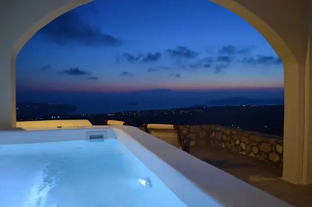 Villa, Sıcak Su Havuzu, Deniz Manzaralı (Thirassia)