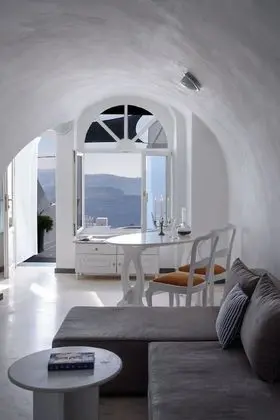 Honeymoon Stüdyo Süit, Sıcak Su Havuzu, Deniz Manzaralı (Annex, Indoor HotTub and Caldera View)