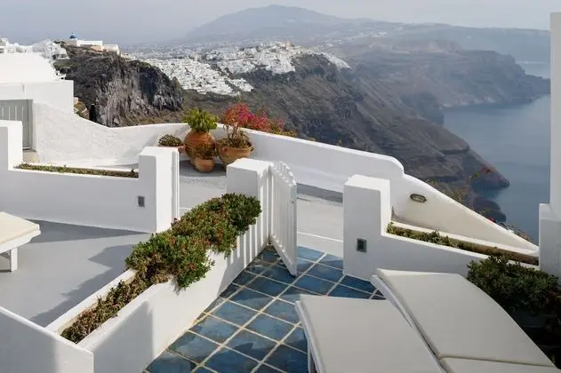 Honeymoon Stüdyo Süit, Sıcak Su Havuzu, Deniz Manzaralı (Annex, Indoor HotTub and Caldera View)