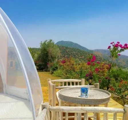 Glamping Çadır, Deniz Ve Dağ Manzaralı, Teraslı