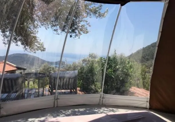 Glamping Çadır, Deniz Ve Dağ Manzaralı, Teraslı