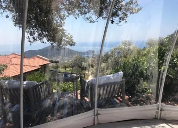 Glamping Çadır, Deniz Ve Dağ Manzaralı, Teraslı