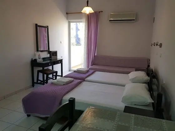 Economy Stüdyo, 3 Tek Kişilik Yatak, Balkon