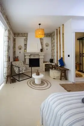 Deluxe Oda, Bahçe Manzaralı, Şömineli