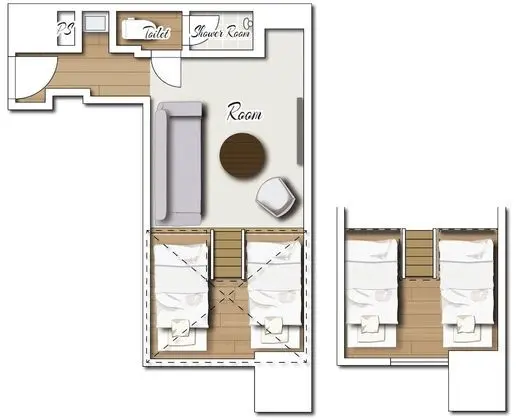 Comfort Dört Kişilik Oda, Sigara İçilmez